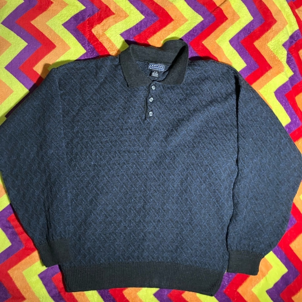 Vintage Jantzen collared sweater XL